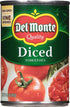 14.5 oz (Pack 4) Del Monte Foods Diced Tomato