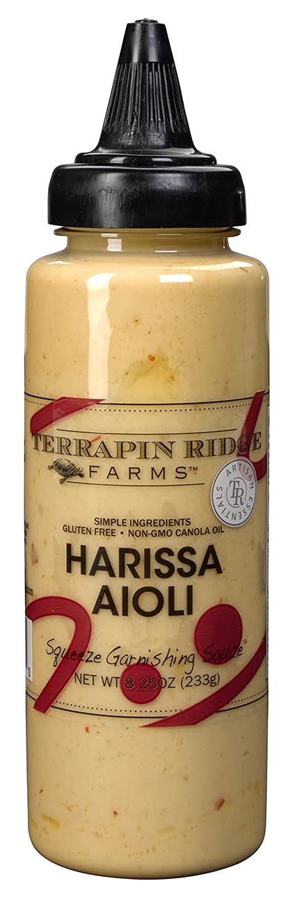 Terrapin Ridge Farms Gourmet Harissa Aioli One 8.25 Ounce Squeeze Bottle