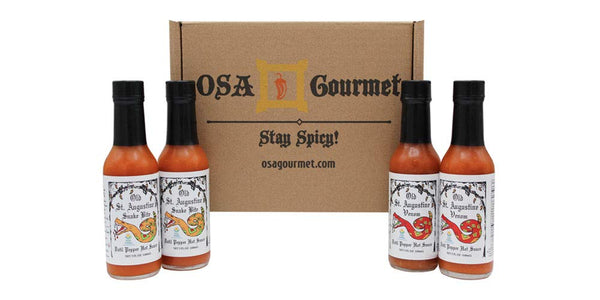 Snake Bite Datil Pepper Hot Sauce and Venom Datil Pepper Hot Sauce