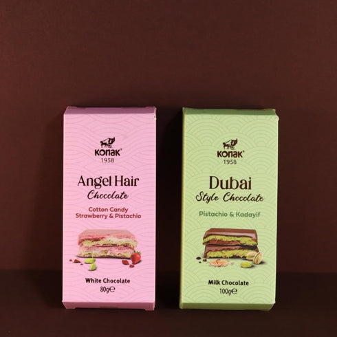 3.5 oz 100 Dubai Chocolate Bar Premium Pistachio Kataifi Milk Chocolate with Crispy Layers | Luxury Milk Chocolate