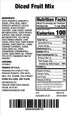 (24oz) Oregon Farm Fresh Snacks Dried Fruit Mix Snack Mix With Dried Cranberries, Coconut, Mango & Raisins - Healthy