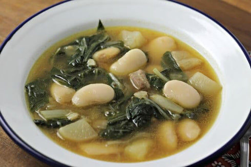 Generic 8 oz (0.5 lb) Salted Pork Leaf Fat, (Unto), Used As Flavoring For Galician Soup Recipe. Unto Gallego Para