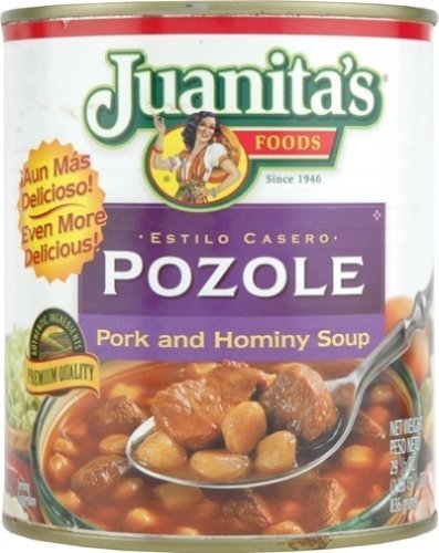 TAOindustry Juanita's Pozole, Pork & Hominy Soup 25 Oz (Pack of 3) by