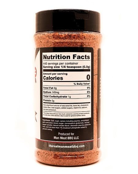 MAN MEAT BBQ Texas Style Competition Rub