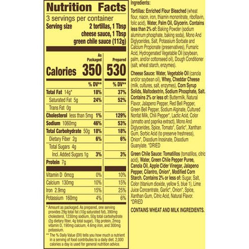 6 11.9 oz Old El Paso Breakfast Taco Kit with Sauces and Soft Tortillas, Makes Tacos