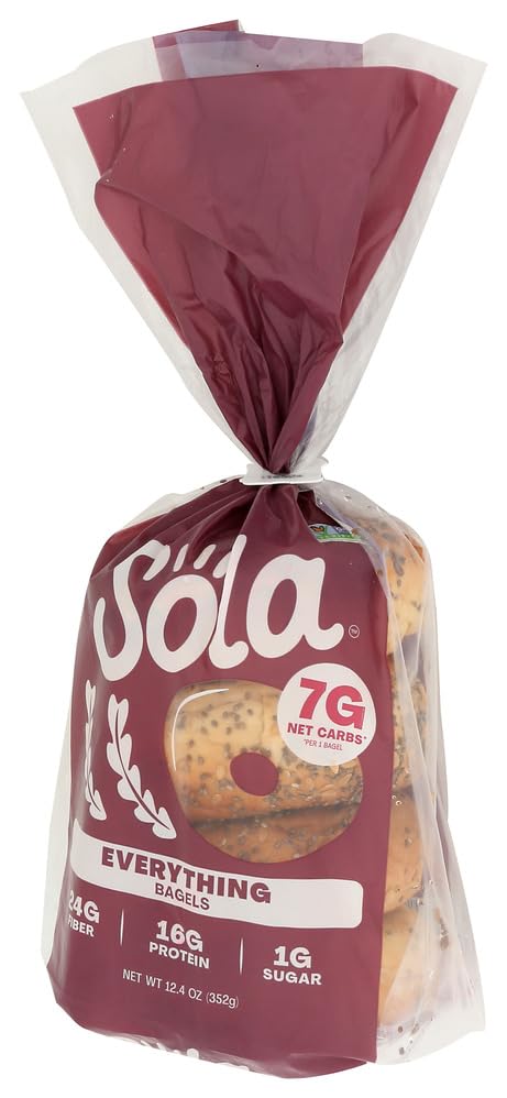 12.4 OZ The Sola Company Everything Bagels