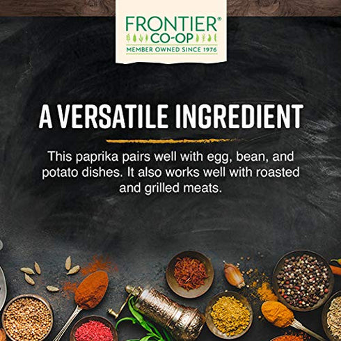 Frontier Co-op Organic Ground Paprika - 7.16 oz Stand Up Resealable Bag, Paprika Powder Seasoning