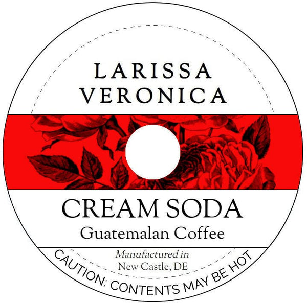 Larissa Veronica Cream Soda Guatemalan Coffee (Single Serve K-Cup Pods) (Gourmet, Naturally Flavored, Whole