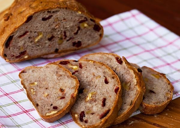 RawJoy Fresh Organic Delicious European Cranberry Raisin Walnut Loaf (Bread)