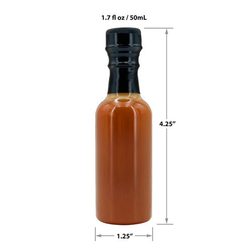 Best Day Ever Spot 1.7oz (Set 12) Geometric Floral Hot Sauce Gifts, Mini Hot Sauce Bottles, Hot Sauce Wedding Favors
