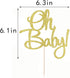 Oh Baby Cake Topper for Baby Shower, Suitable for Boys and Girls