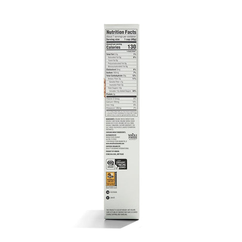 365 10 by Whole Foods Market, Organic Crunchy Cinnamon Squares Cereal, Ounce