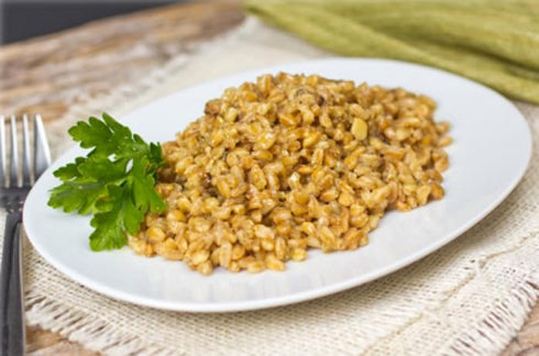 7oz Pack 6) Alessi Autentico, Premium Seasoned Roman Grain Farro, Cooks Like Risotto, Heart Healthy, Easy to Prepare