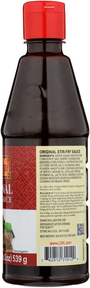 19-Ounce (Pack 3) Lee Kum Kee Original Stir-fry Sauce, Bottle