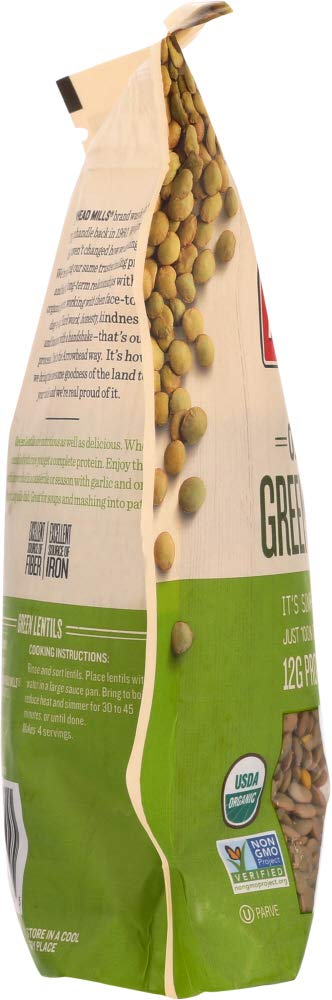 16 oz 2 Arrowhead Mills Organic Green Lentils -- - pc
