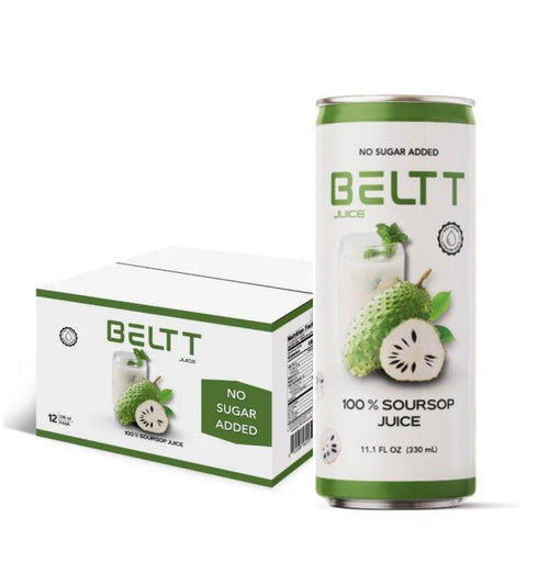 BELTT Soursop Juice 100% Fruit, No Added Sugar, No Preservatives, Not From Concentrate,