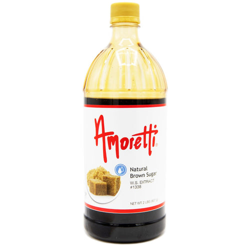 2 oz Amoretti - Natural Brown Sugar Extract Water Soluble - Highly Concentrated & Perfect For Pastry, Savory, Brewing