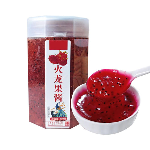 SIJIYUNLI Dragon Jam 400g/14.1oz, Baking Companion, Fruit Pulp, Bread Partner, Flower Sauce