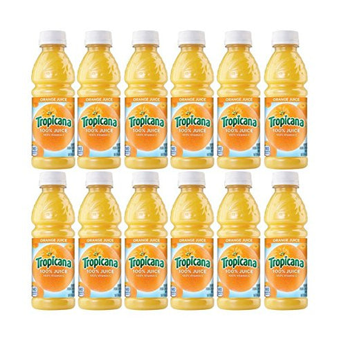 Tropicana Orange Juice, 10 Ounce (Pack of 12)