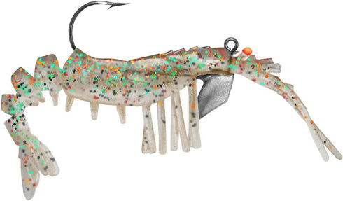Egret Baits 4" Jumbo Vudu Shrimp, 1/4oz - Creole Magic (2-Pack) E-VS40-14-47