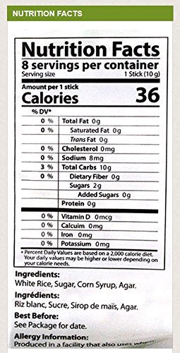 2.8 (Pack 6) Jayone Sweet Crunchy Rice Snack, Original, No Preservatives, Gluten Free, Ounces