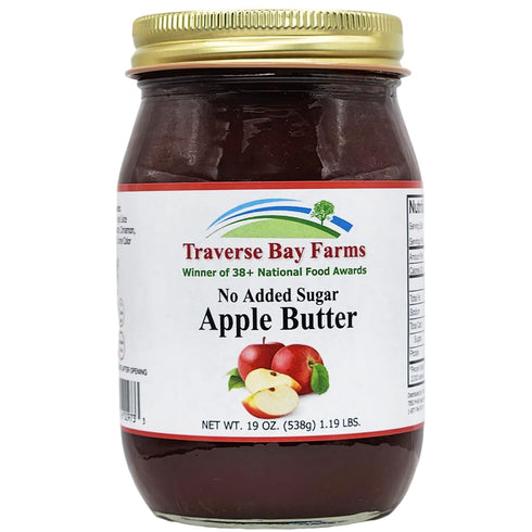 3 Traverse Bay Farms Fruit Jams and Butters (Combo Kit, Jars of Butters and Recipe Book)
