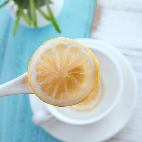 Organic Nature Sun-Dried Lemon Slices Tea, Fragrance Citrus Fruit, Chinese Flora Herbal Tea Supplement - 45G
