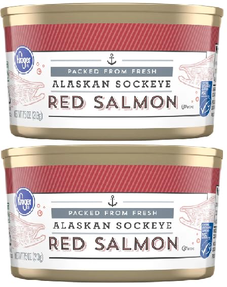 Generic Alaskan Sockeye Red Salmon (2 cans, 7.5 oz. each)