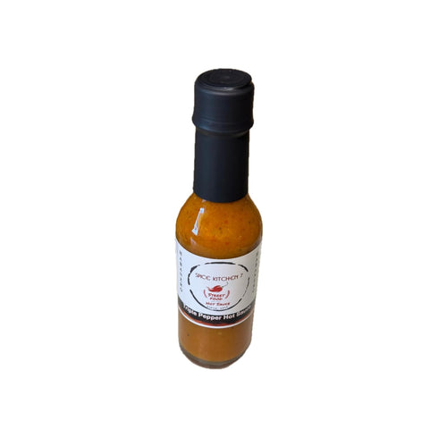SPICE KITCHEN 7 STREET FOOD FOOD TRUCK HOT SAUCE SINCE . 2014 Habanero Sauce, Hot sauce, specialty sauce.