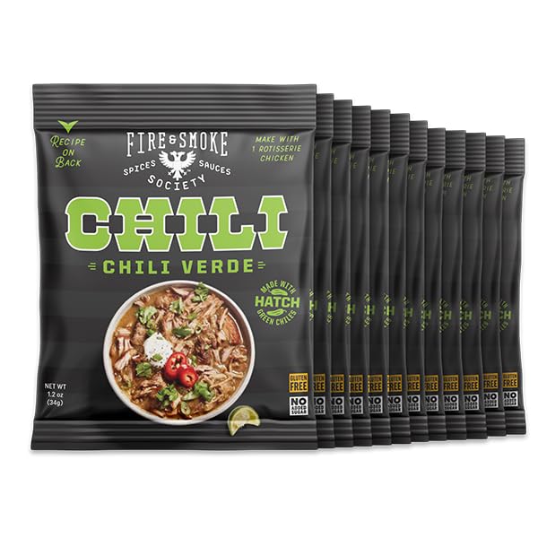 Fire & Smoke Society Chili Verde | Chili Seasoning Packets | 1.2