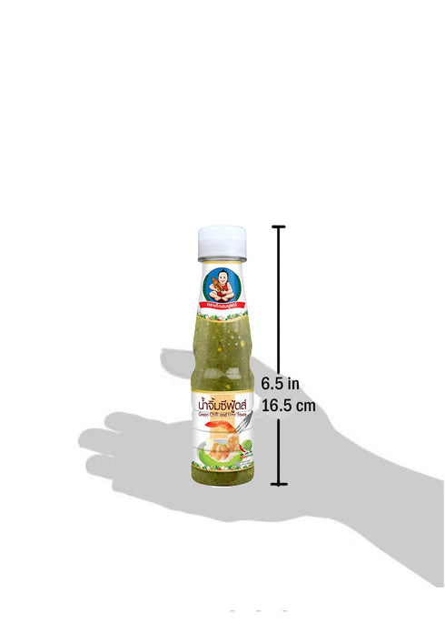 Generic 6 (Pack 3) Healthy Boy Seafood Dipping Sauce (Green Chili & Lime) Ounces, Product of Thailand