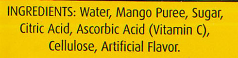 8.1 (Pack 24) Del Monte Mango Juice Drink, Ounce