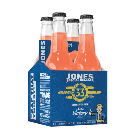 Jones SPECIAL RELEASE NUKA-COLA VICTORY 4-PACK SLEEVE INCLUDED