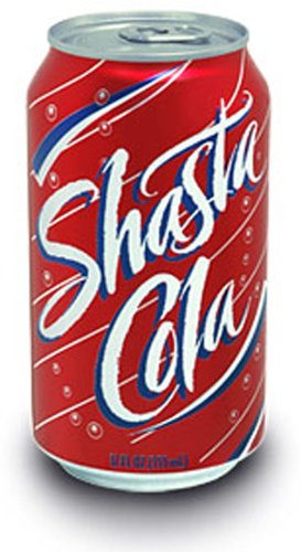 Shasta Soda Cola, 12-Ounce Cans (Pack of 24)