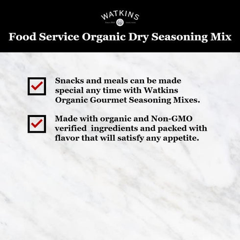 Watkins Organic Taco Seasoning, 7.7 oz, 1-Pack