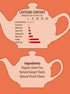 50 Brew La La Organic Green Tea - Natural Ginger Peach Flavor - Double Chambered Tea Bags - Low Caffeine - USDA