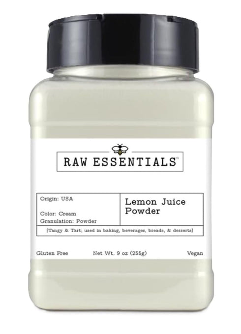Raw Essentials Lemon Juice Powder - Tangy Citrus Flavor for Baking, Seasoning,