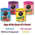 4C 6 Pack, 9 Powdered Drink Mix Canister, Fruit Punch Quarts, Family Sized Bin, Thirst Quenching Flavors