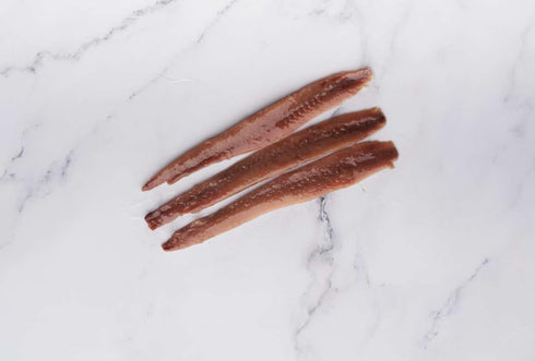 Mr.Moris 3 120g 4.23 Oz package Mr. Moris | Anchovy Fillets from Cantabrian Sea in Olive Oil | Handmade Anchovies