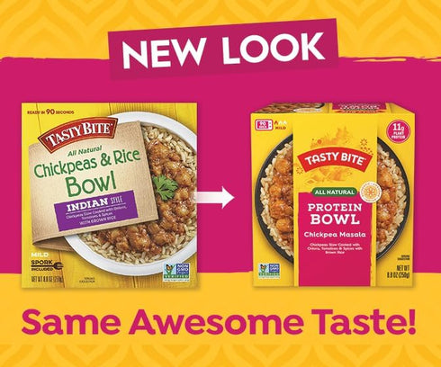 8.8 Pack 6, Tasty Bite Indian Style Chickpeas & Rice Bowl, Ounce, of Ready to Eat, Organic Brown Rice, Microwaveable