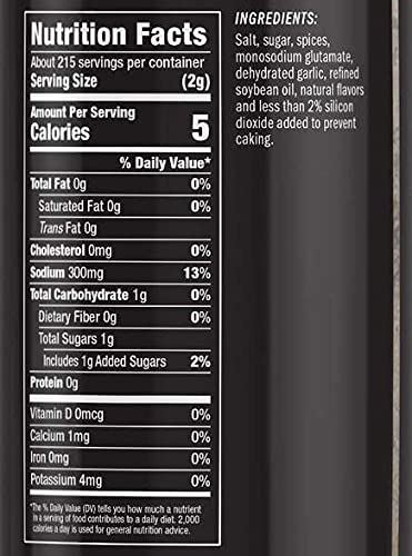 Kosmos Q The Best Garlic Jalapeno Rub, 15.1 oz, Garlic Jalapeno Pepper Seasoning & BBQ Dry Rub