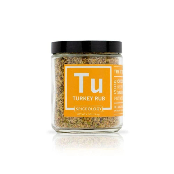 Turkey Rub by Spiceology - Savory Poultry Seasoning & Spice Blend - 4 oz for Pork, Turkey, Chicken, and More
