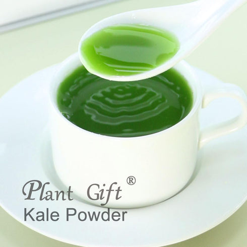 Plant Gift 100g/3.52oz 100% Kale Powder Natural Pure Natural Food Coloring, Great for Baking, Juices, Smoothies, Shakes