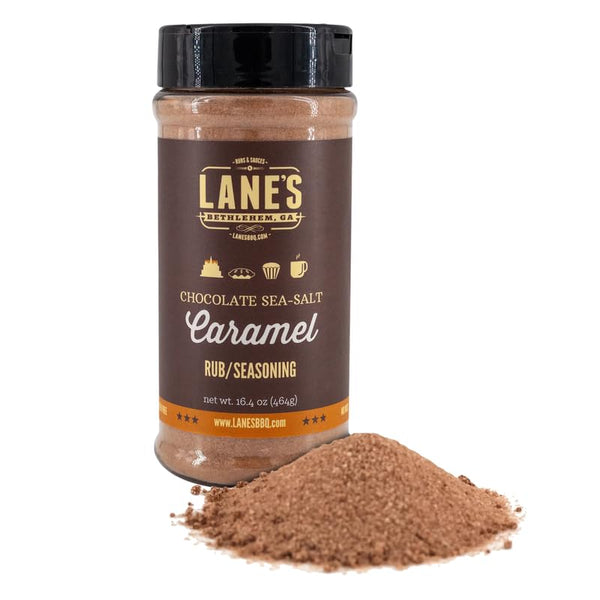 Lane's Chocolate Sea-Salt Caramel Seasoning, All-Natural Sea Salt Caramel Chocolate Seasoning for