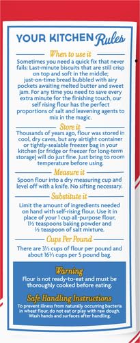 Gold Medal Premium Quality Self Rising Flour, 5 lb for Baking