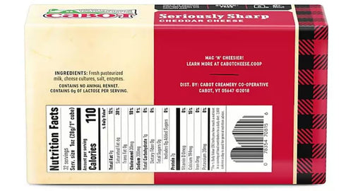 Generic 2 lbs Seriously Sharp Cheddar Cheese
