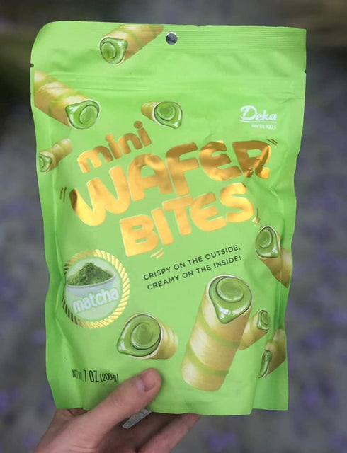 Deka Mini Wafer Bites, Matcha, Pack of 1