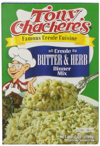 Tony Chachere's Rice Mix Butter & Herb, 7-ounces (Pack of6)