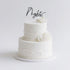 ZYGJYJXSX The Night Before Cake Topper, One Day Away, Rehearsal Dinner Wedding Cake Decors, Tomorrow We Do, Black