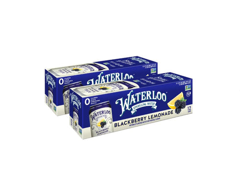 Generic Waterloo Blackberry Lemonade Flavor, 12 fl oz Cans, 24 Pack